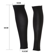1 Pair Outdoor Unisex Sports Sun UV Protection Breathable Leg Sleeves (L)