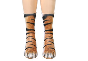 3D Animal Paw Socks Cute Cat Claws Socks Unisex Long Socks