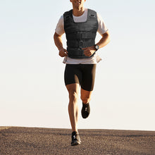 Adjustable Weighted Vest Weight Jacket Oxford Exercise Weight Loading Cloth Strength Training 50kg Max. Load (Empty)