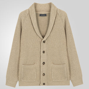 Men's Lapel Knitting Cardigan Fashion Button Sweater With Pockets Outwear Long Sleeve Top Spring Fall