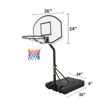 Portable Poolside Basketball Hoop 3.1ft To 4.7ft Height Adjustable Basketball System