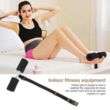 Bed Sit Up Exercise Bar Body Muscle Strength Fitness Home Sports Equipment (Black)