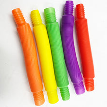 Colorful Plastic Tube Coil Children's Creative Magical Toy Circle Funny Toys Early Development Educational Folding Toy
