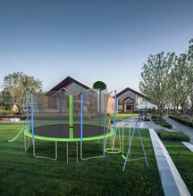 12FT Trampoline With Slide And Swings, ASTM Approved Large Recreational Trampoline With Basketball Hoop And Ladder,Outdoor Backyard Trampoline With Net, Capacity For Kids And Adults