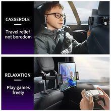 Telescopic Car Rear Pillow Phone Holder Mount Tablet Car Stand Seat Rear Headrest Mounting Bracket for Phone Tablet 4-12.9 Inch