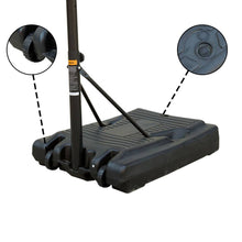 Portable Poolside Basketball Hoop 3.1ft To 4.7ft Height Adjustable Basketball System