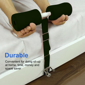 Bed Sit Up Exercise Bar Body Muscle Strength Fitness Home Sports Equipment (Black)