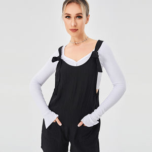 Casual Fashion Suspender Shorts Jumpsuit Strap Pants