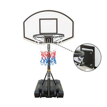 Portable Poolside Basketball Hoop 3.1ft To 4.7ft Height Adjustable Basketball System