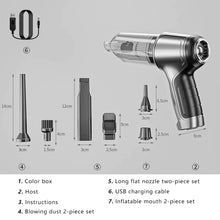 Handheld Car Vacuum Cleaner Wireless Portable Suction Blowing Integrated Dust Blower for Car Home Keyboard Cleaning Cleaner
