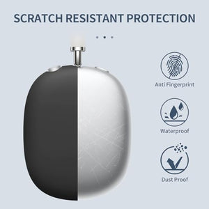 Fintie Silicone Case Cover for AirPods Max Headphones, Anti-Scratch Ear Cups Cover and Headband Cover for AirPods Max, Accessories Skin Protector for AirPods Max (Dark Blue)