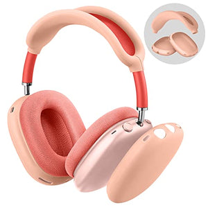 Fintie Silicone Case Cover for AirPods Max Headphones, Anti-Scratch Ear Cups Cover and Headband Cover for AirPods Max, Accessories Skin Protector for AirPods Max (Dark Blue)