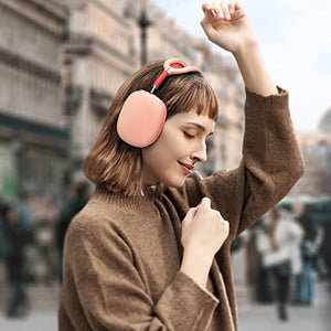 Fintie Silicone Case Cover for AirPods Max Headphones, Anti-Scratch Ear Cups Cover and Headband Cover for AirPods Max, Accessories Skin Protector for AirPods Max (Dark Blue)