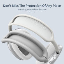 Fintie Silicone Case Cover for AirPods Max Headphones, Anti-Scratch Ear Cups Cover and Headband Cover for AirPods Max, Accessories Skin Protector for AirPods Max (Dark Blue)