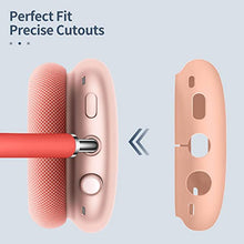 Fintie Silicone Case Cover for AirPods Max Headphones, Anti-Scratch Ear Cups Cover and Headband Cover for AirPods Max, Accessories Skin Protector for AirPods Max (Dark Blue)