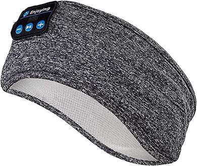Sleep Headphones Wireless, Bluetooth Sports Headband Headphones with Ultra-Thin HD Stereo Speakers Perfect for Sleeping,Workout,Jogging,Yoga,Insomnia, Air Travel, Meditation, Grey