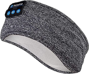Sleep Headphones Wireless, Bluetooth Sports Headband Headphones with Ultra-Thin HD Stereo Speakers Perfect for Sleeping,Workout,Jogging,Yoga,Insomnia, Air Travel, Meditation, Grey