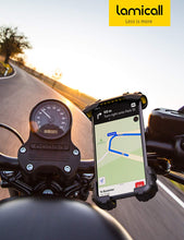 Lamicall Bike Phone Holder, Motorcycle Phone Mount - Motorcycle Handlebar Cell Phone Clamp, Scooter Phone Clip for iPhone 15 Pro Max/Plus, 14 Pro Max, S9, S10 and More 4.7" to 6.8" Smartphones