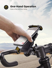 Lamicall Bike Phone Holder, Motorcycle Phone Mount - Motorcycle Handlebar Cell Phone Clamp, Scooter Phone Clip for iPhone 15 Pro Max/Plus, 14 Pro Max, S9, S10 and More 4.7" to 6.8" Smartphones