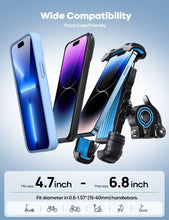 Lamicall Bike Phone Holder, Motorcycle Phone Mount - Motorcycle Handlebar Cell Phone Clamp, Scooter Phone Clip for iPhone 15 Pro Max/Plus, 14 Pro Max, S9, S10 and More 4.7" to 6.8" Smartphones